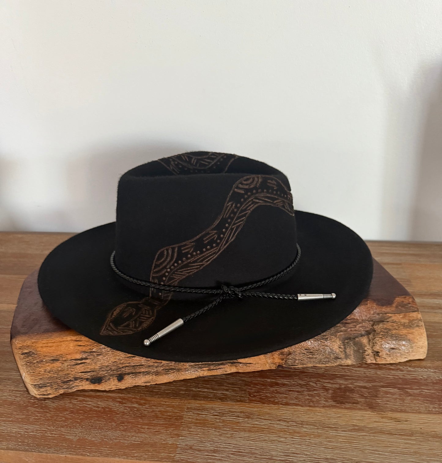 Black Fedora- Rainbow Serpent