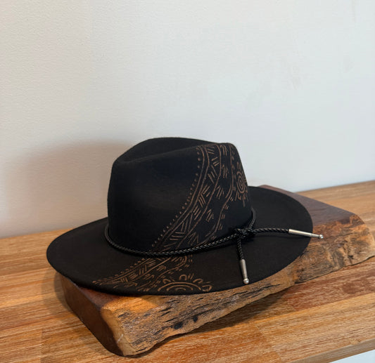 Black Fedora- Art Piece